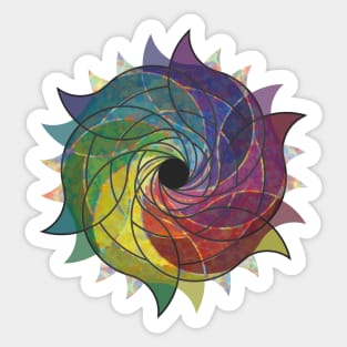 Razor Flower Sticker